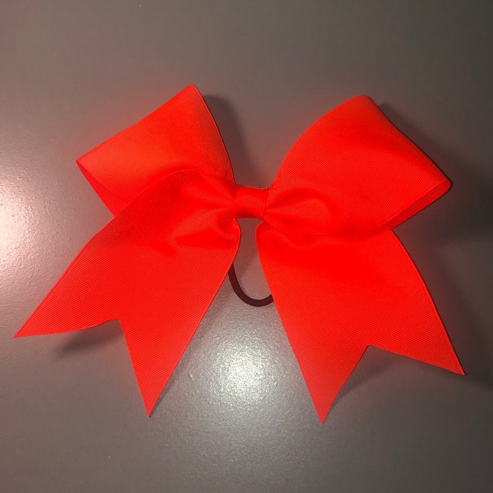 Neon Orange Bow